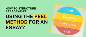 How to structure paragraphs using the PEEL method for an essay